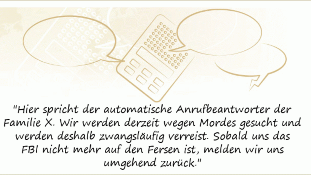 wer sich nicht meldet sprüche