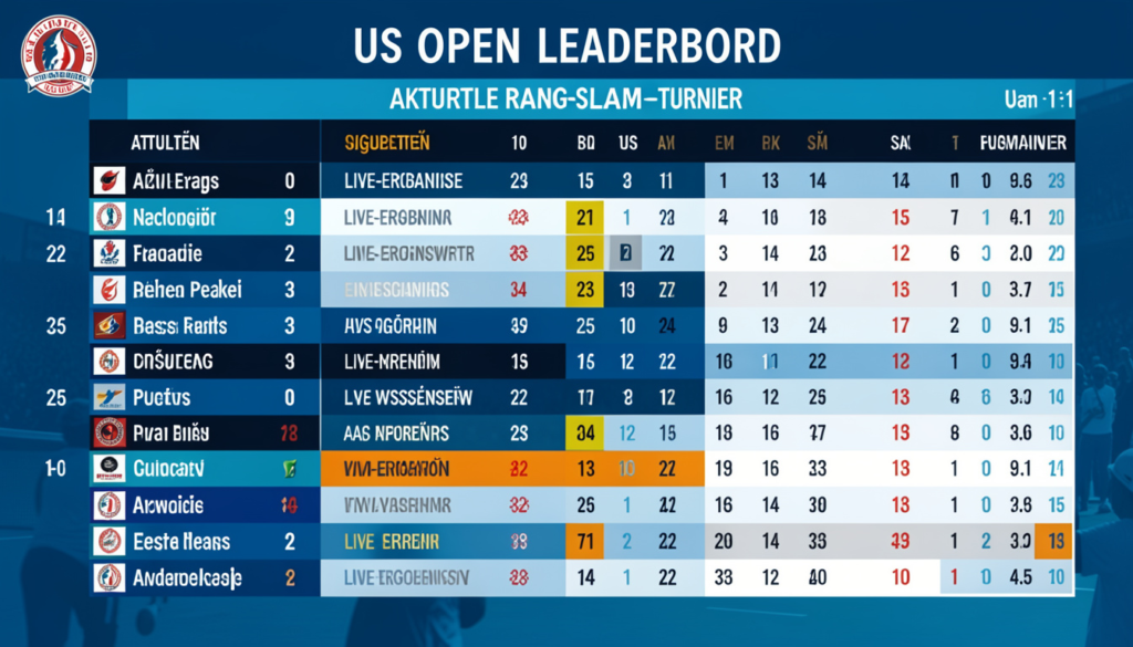 us open leaderboard